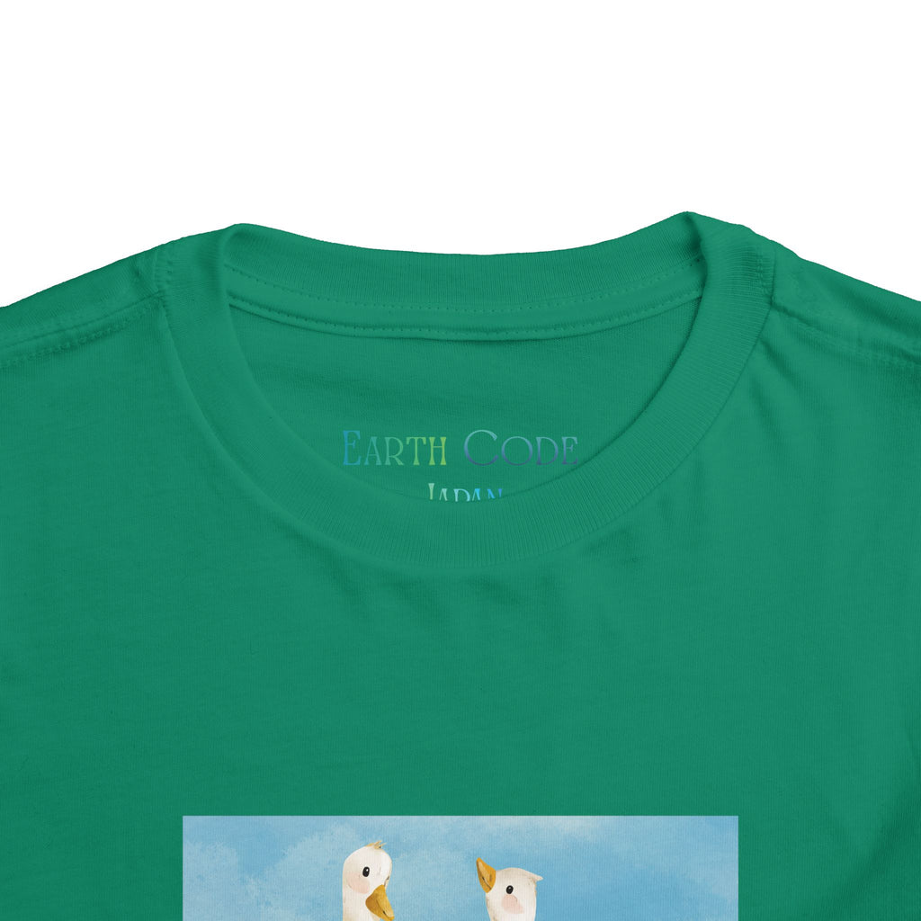 Mama and Baby Goose Toddler Tee | Spring Floral Animals