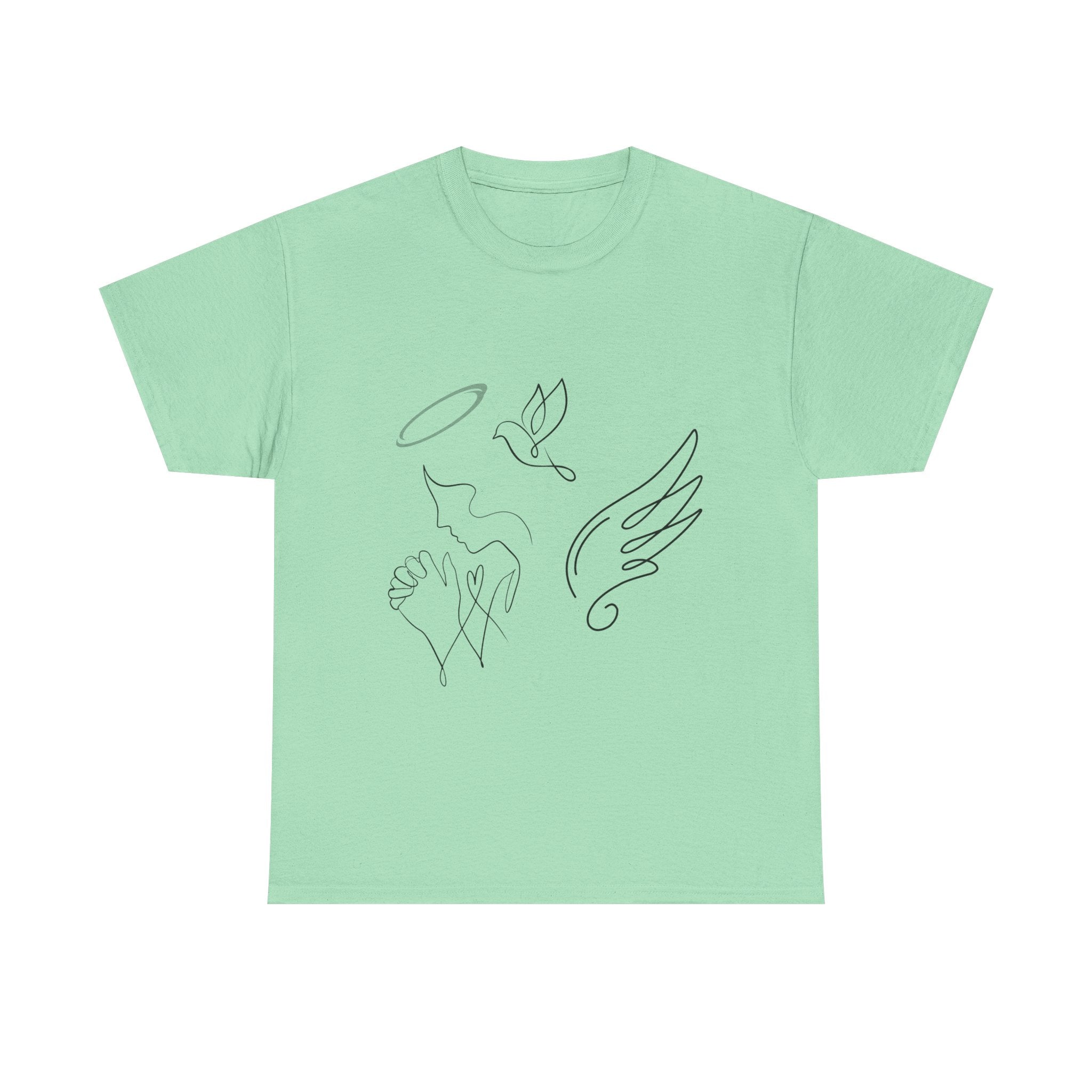 Copy of Copy of Minimal Subliminal circle text T-Shirt | Less Is More design