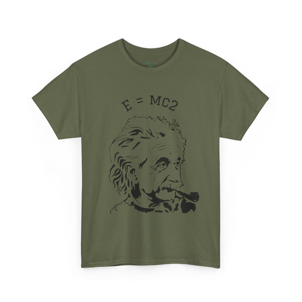 Einstein Heavy Cotton Tee | | E = MC2  | Unisex T shirt