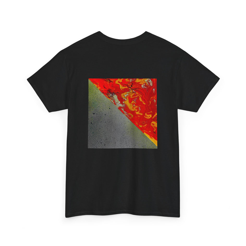 Bold Red & Black Abstract Art Print |  Unisex T-Shirt