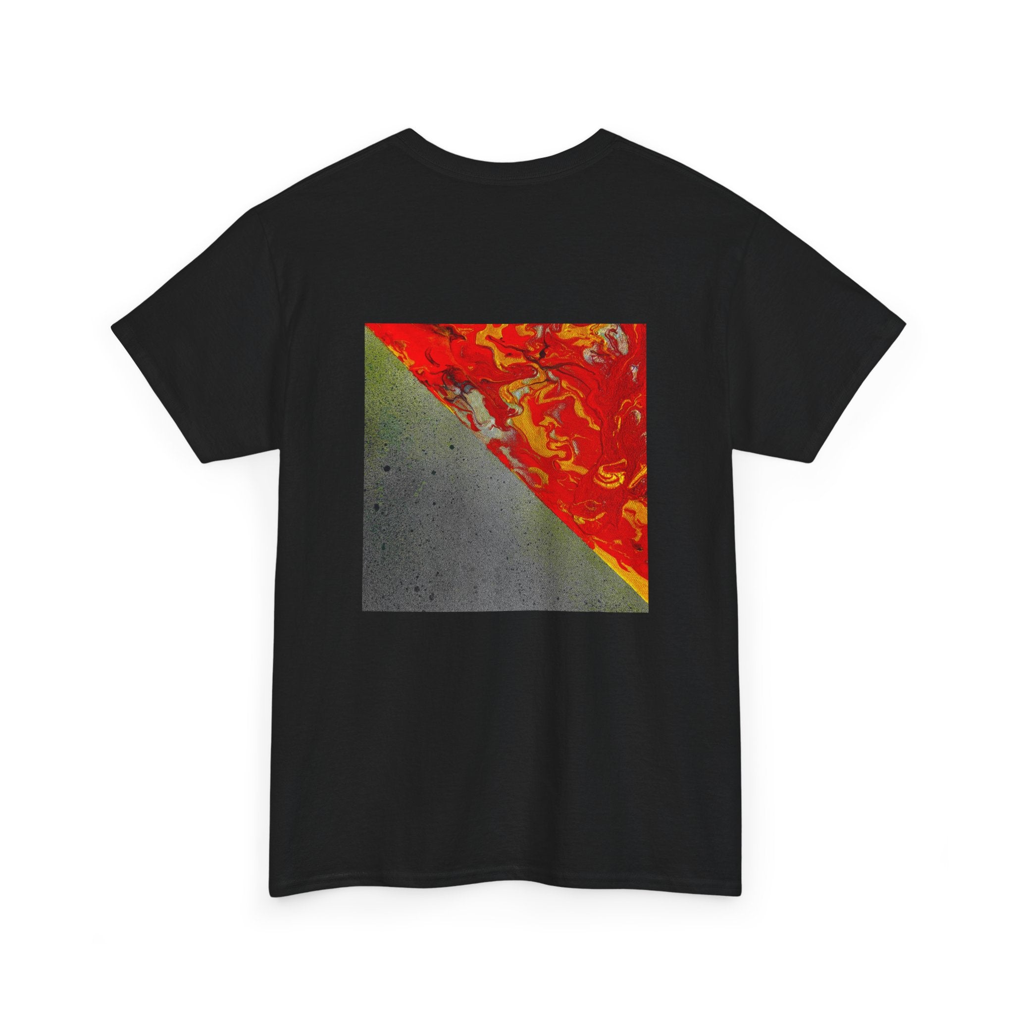 Bold Red & Black Abstract Art Print |  Unisex T-Shirt
