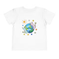 Moowy & Soowy Toddler T-Shirt – Cute Aliens Hugging Earth Kids Space Tee