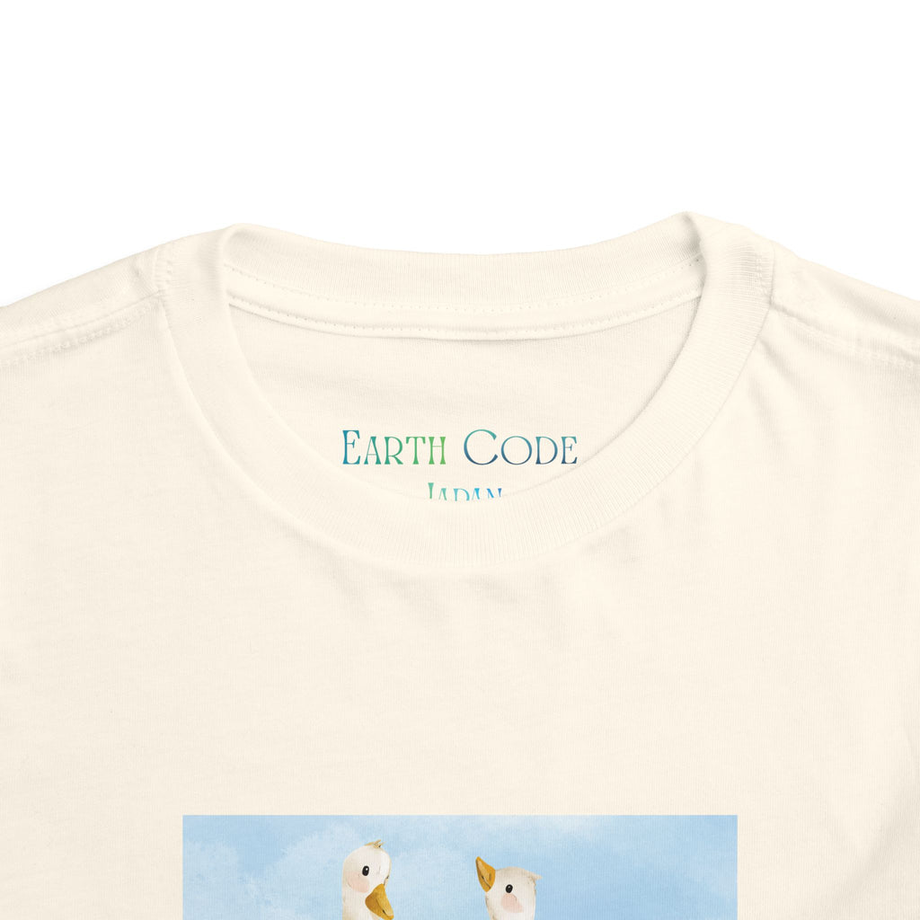 Mama and Baby Goose Toddler Tee | Spring Floral Animals