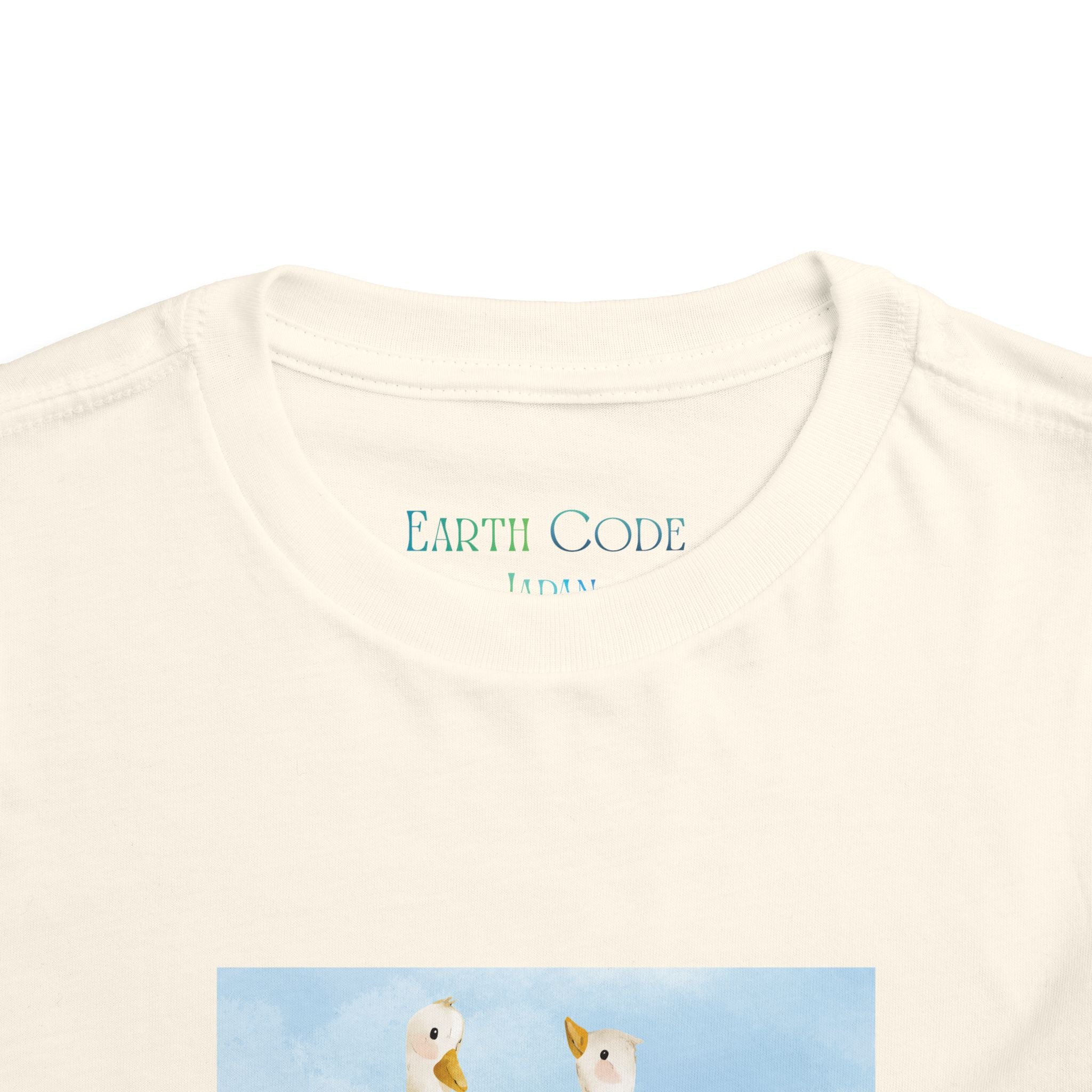 Mama and Baby Goose Toddler Tee | Spring Floral Animals