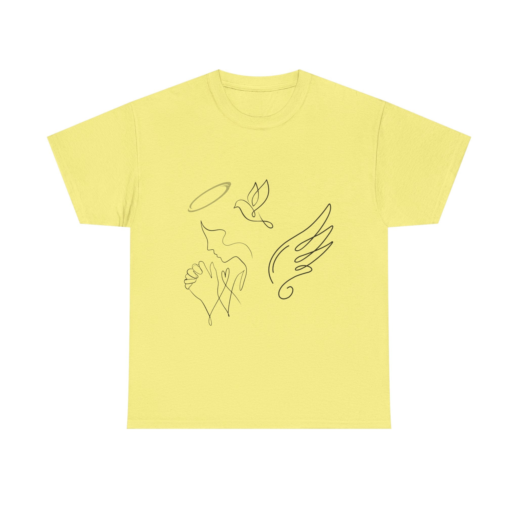 Copy of Copy of Minimal Subliminal circle text T-Shirt | Less Is More design