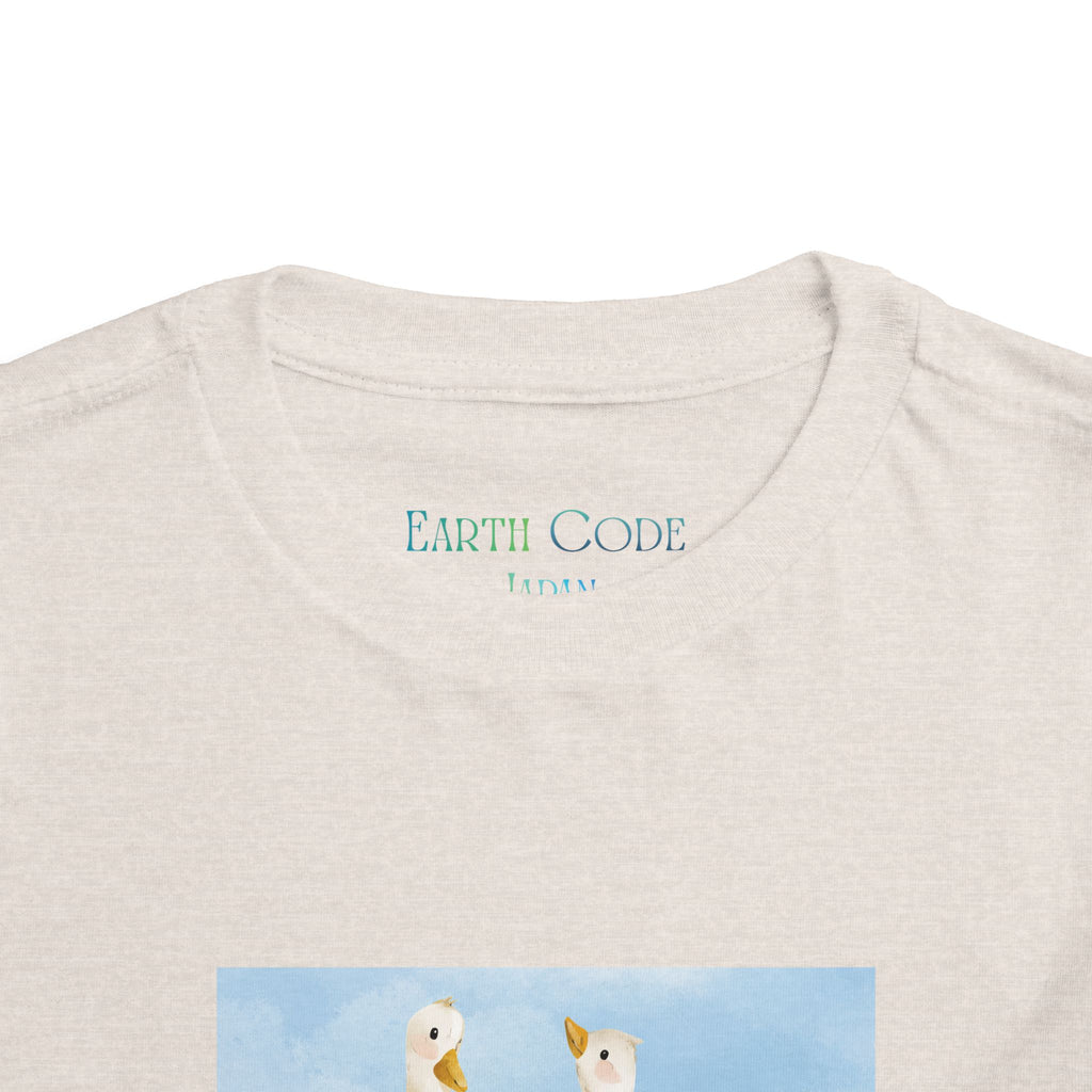 Mama and Baby Goose Toddler Tee | Spring Floral Animals