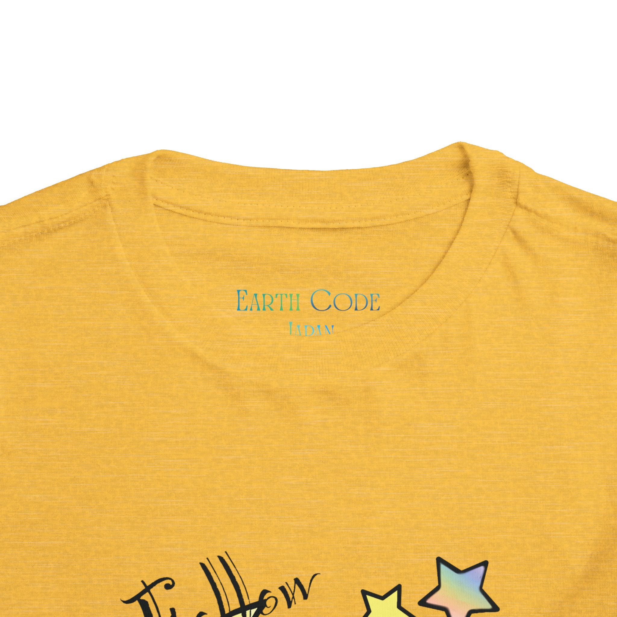 Sleeping Bunny on Moon toddler tee | pastel stars, I’ll Brew Dream design