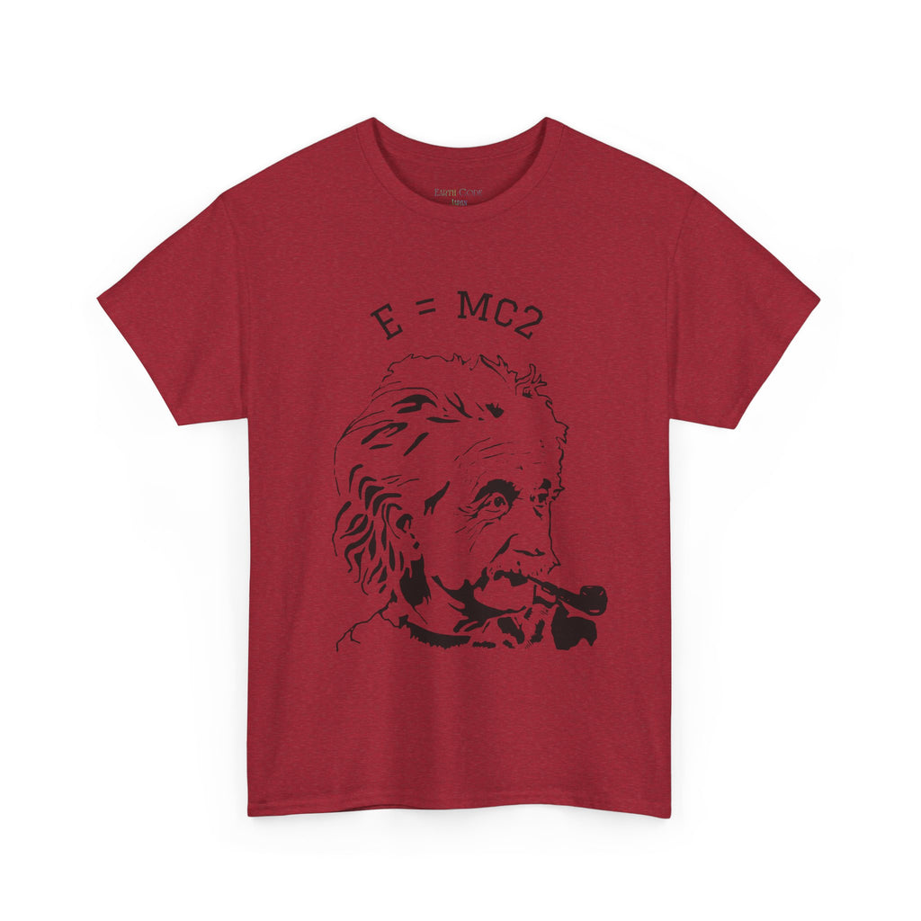 Einstein Heavy Cotton Tee | | E = MC2  | Unisex T shirt