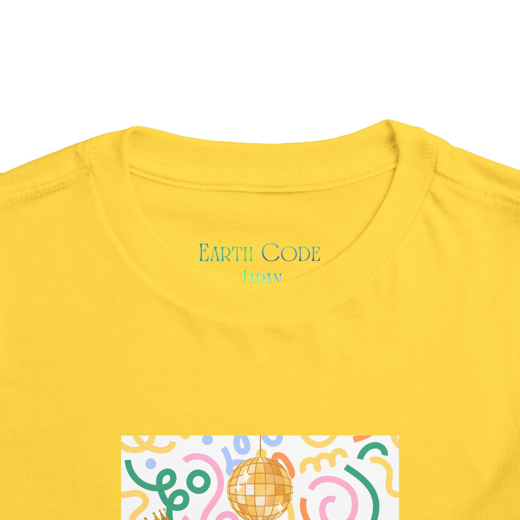Two Dancing Dachshunds with Crowns T-Shirt | Pop Art Disco Kids Tee