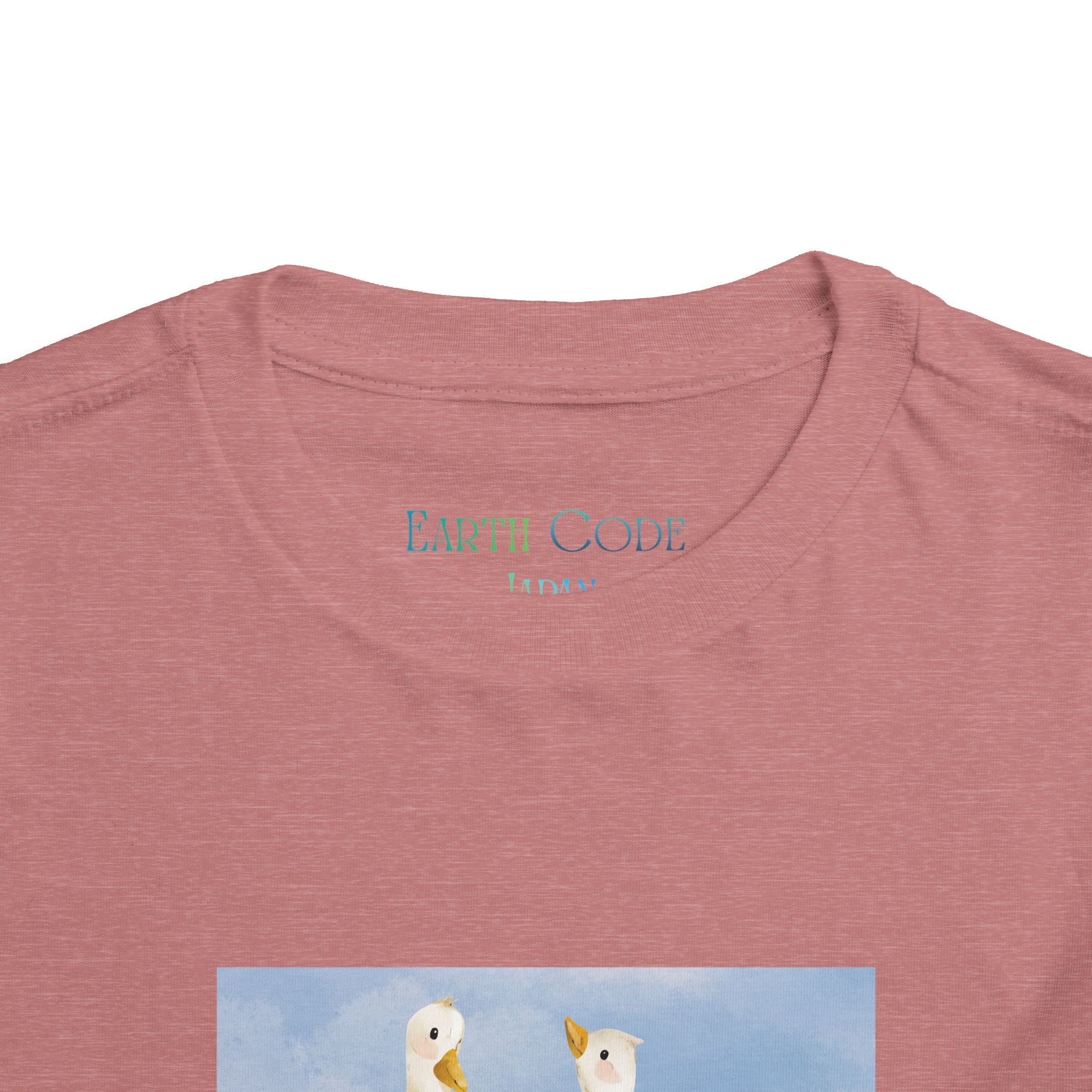 Mama and Baby Goose Toddler Tee | Spring Floral Animals