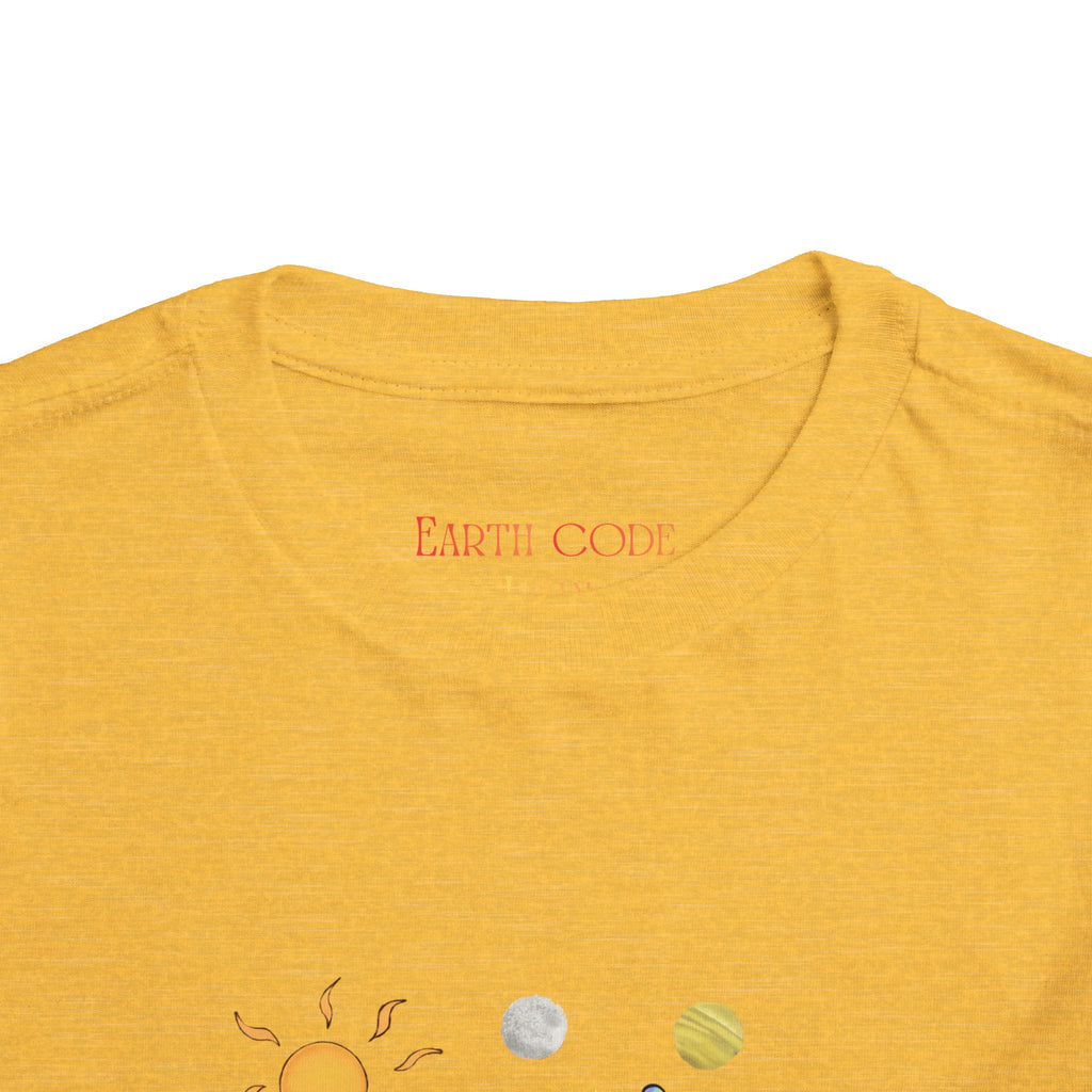 Moowy & Soowy Toddler T-Shirt – Cute Aliens Hugging Earth Kids Space Tee