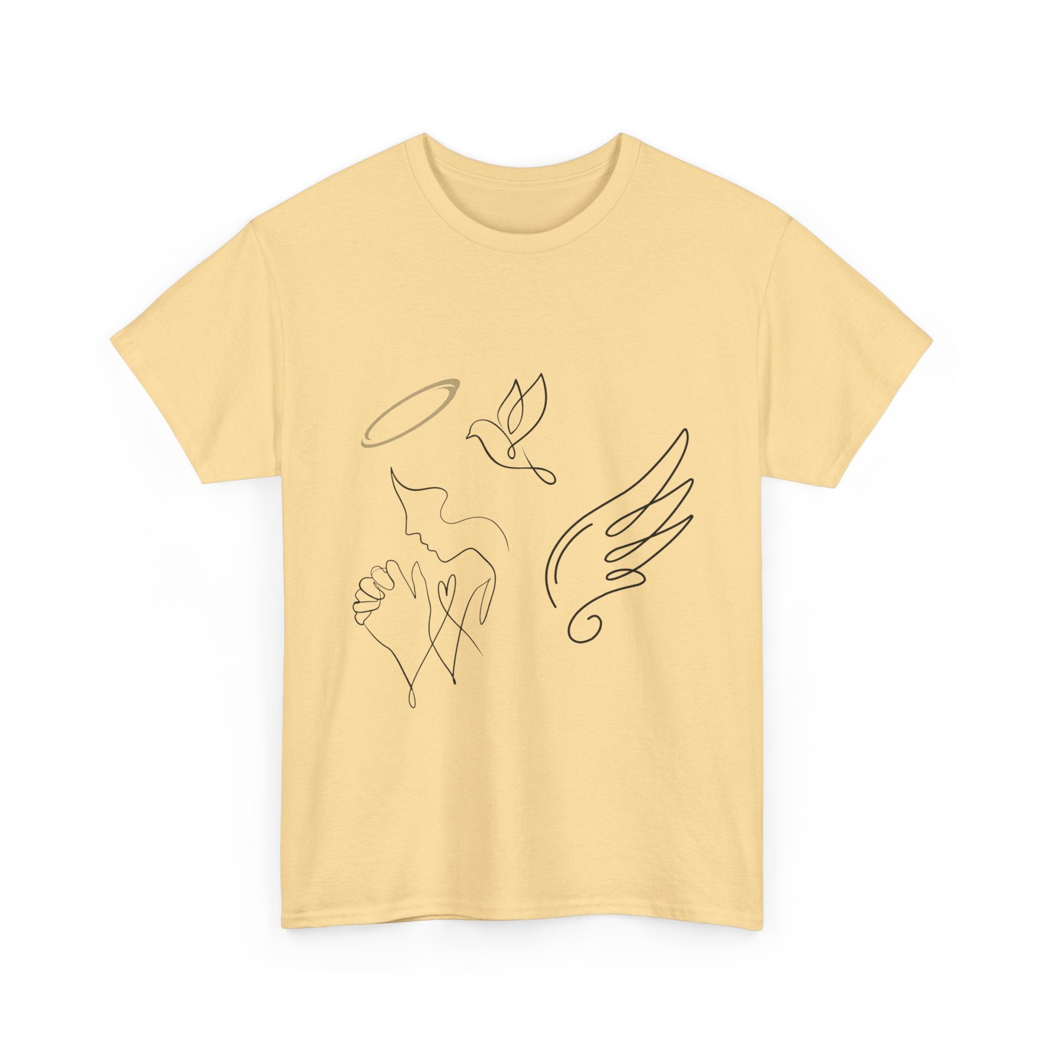 Copy of Copy of Minimal Subliminal circle text T-Shirt | Less Is More design