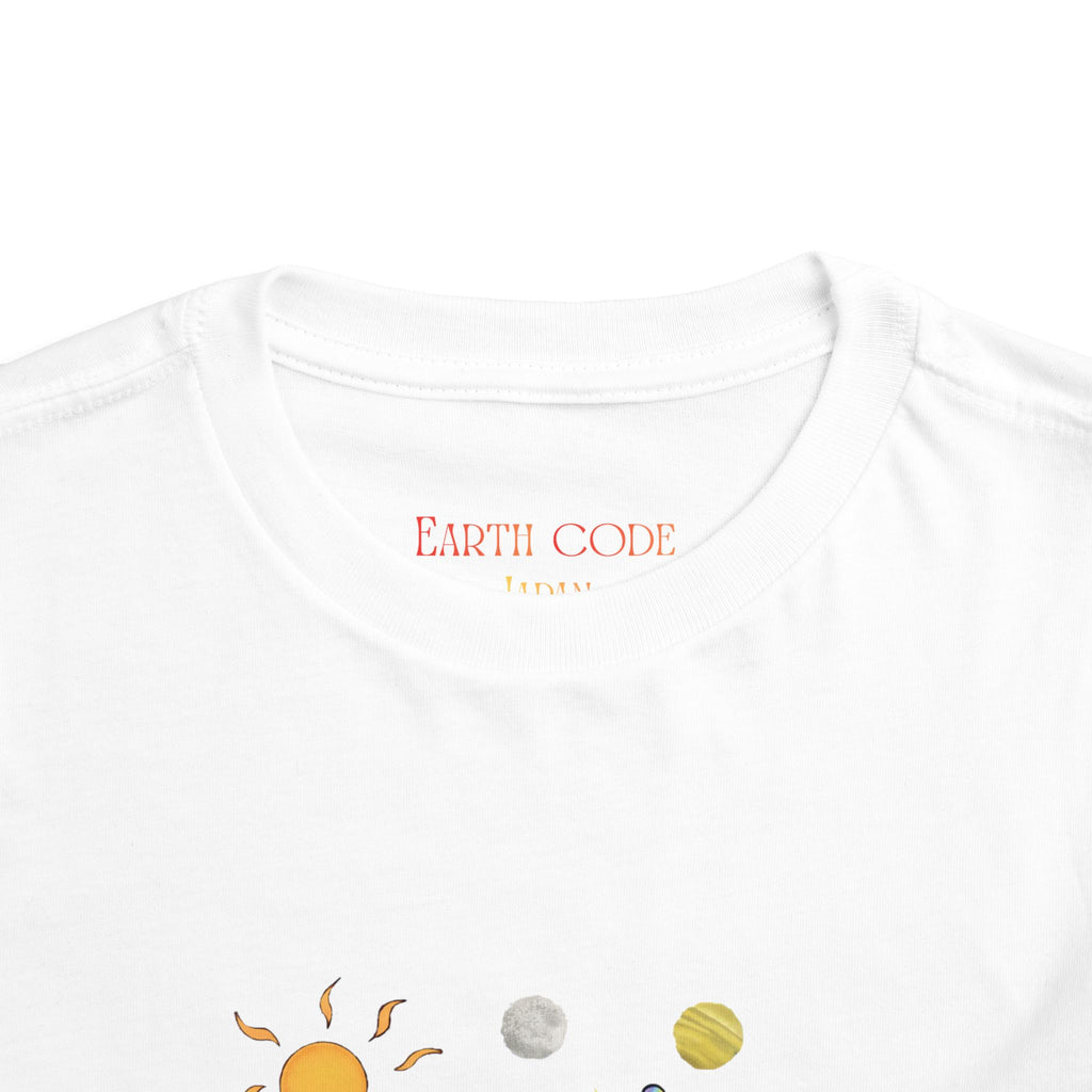 Moowy & Soowy Toddler T-Shirt – Cute Aliens Hugging Earth Kids Space Tee