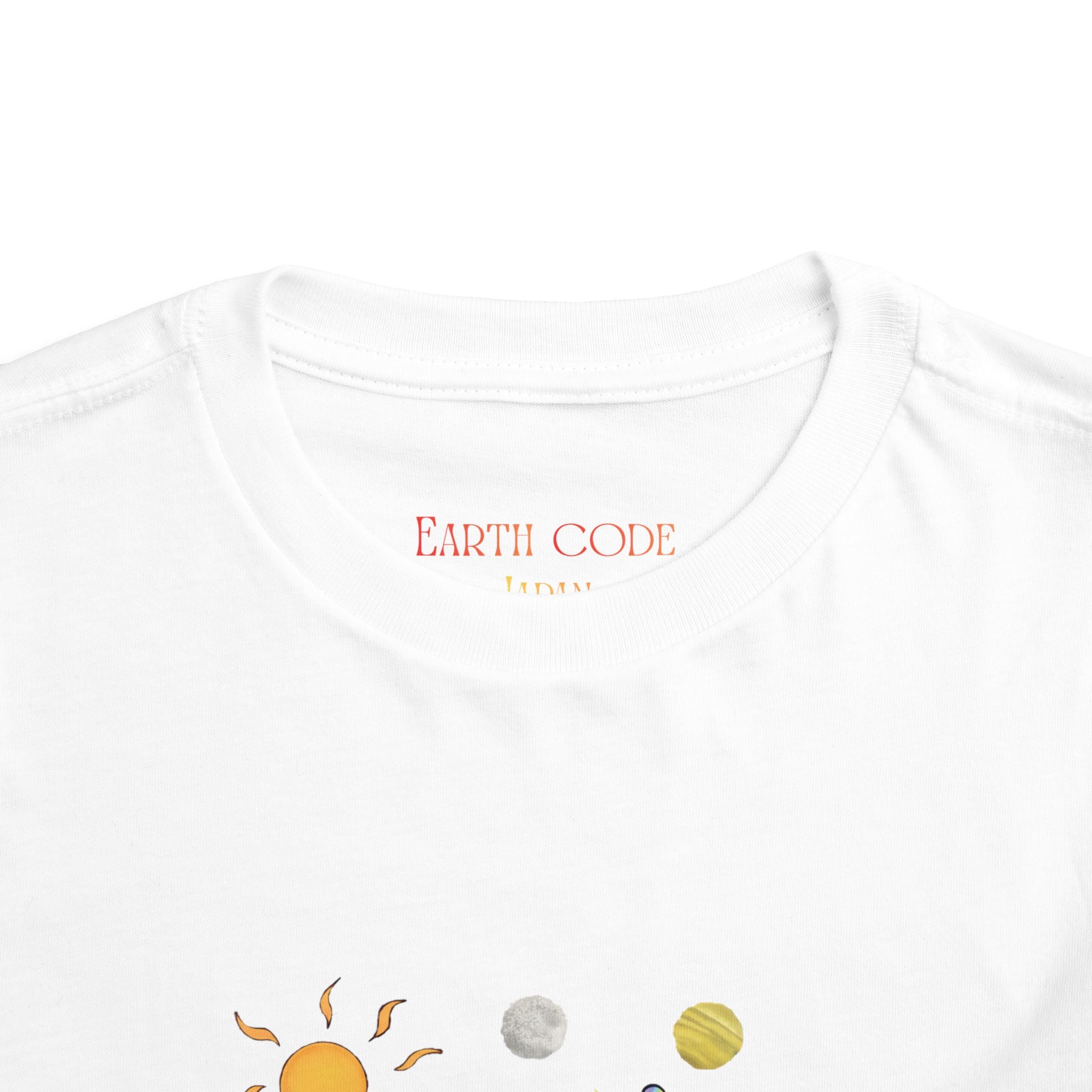 Moowy & Soowy Toddler T-Shirt – Cute Aliens Hugging Earth Kids Space Tee