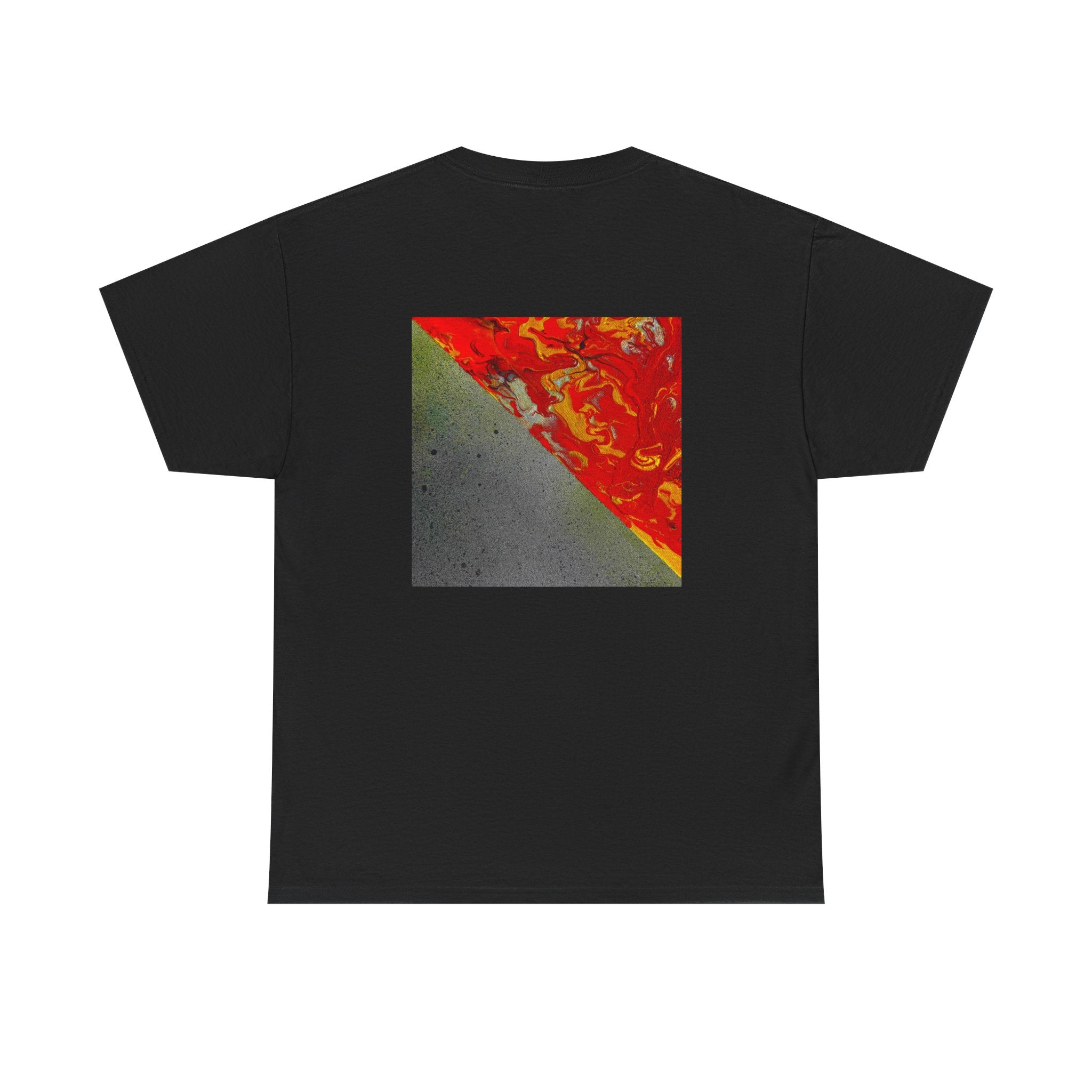 Bold Red & Black Abstract Art Print |  Unisex T-Shirt
