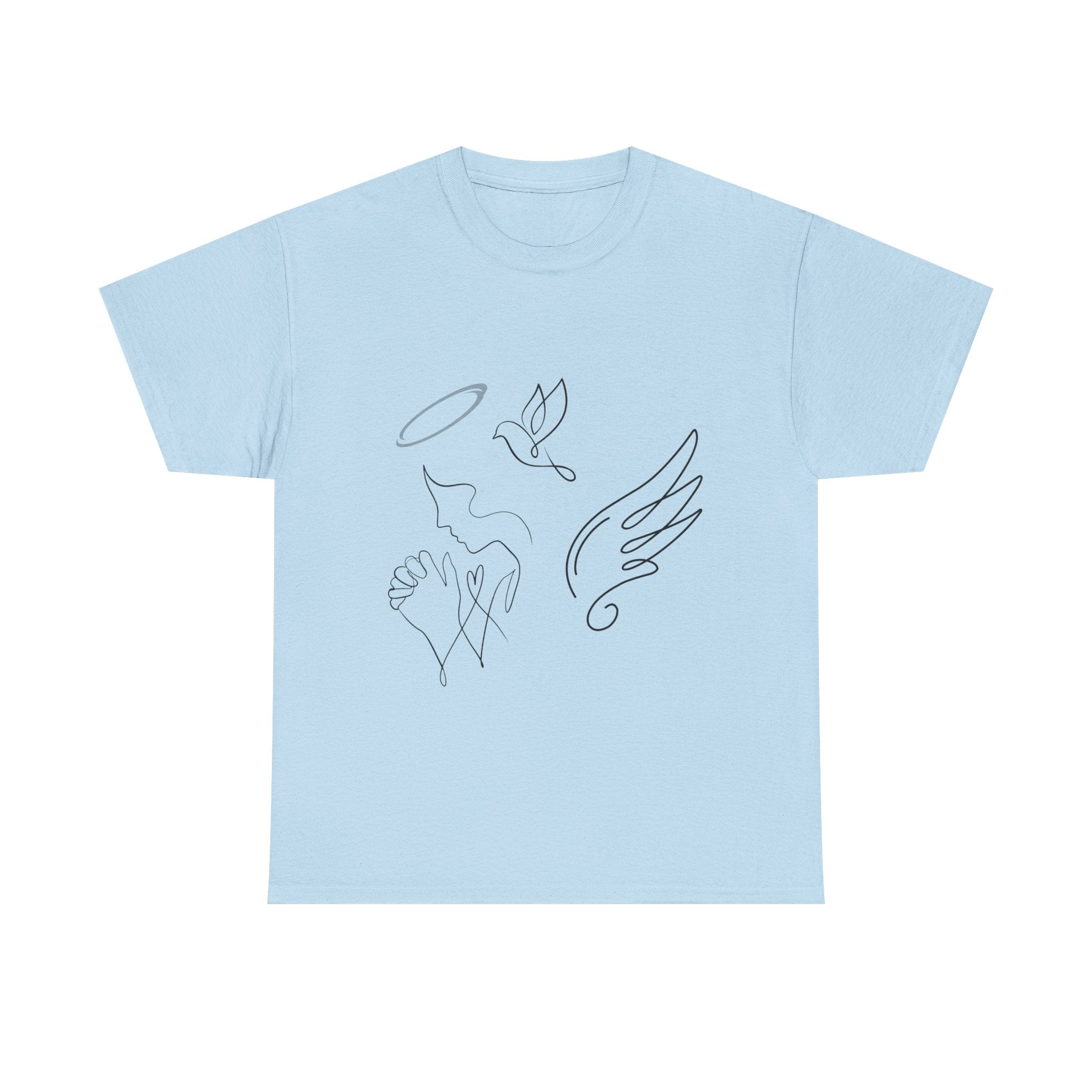 Copy of Copy of Minimal Subliminal circle text T-Shirt | Less Is More design