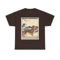 Dachshund Ukiyo-e Art T-Shirt | Japanese Wave Dog Print