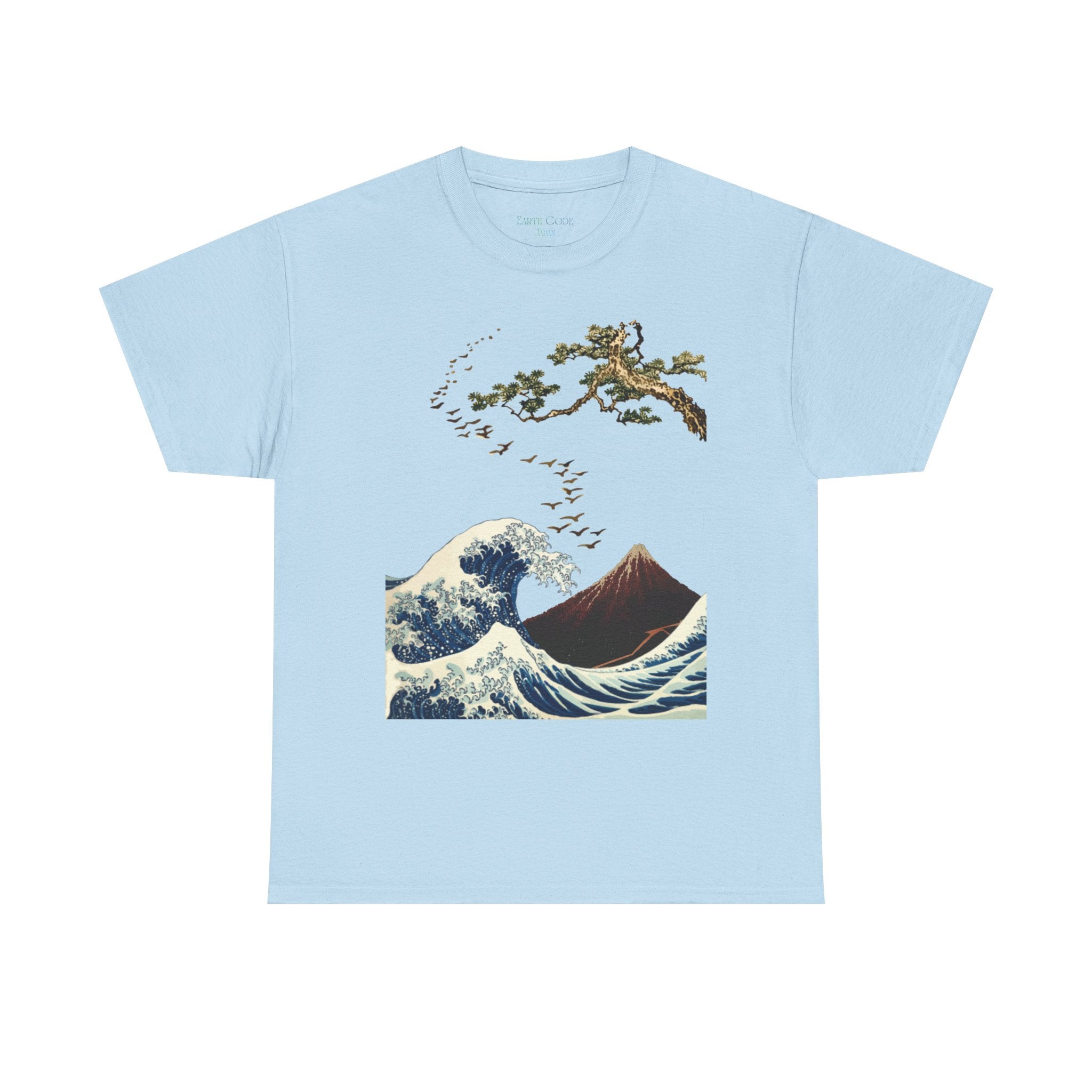 Hokusai Japanese Art T-Shirt | The Great Wave, Mount Fuji & Pine Tree Collage Tee