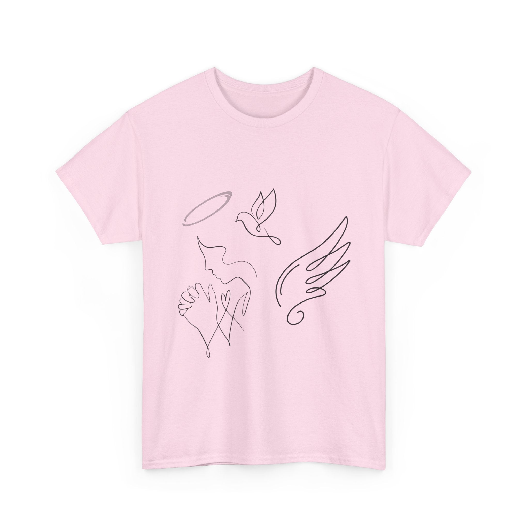 Copy of Copy of Minimal Subliminal circle text T-Shirt | Less Is More design
