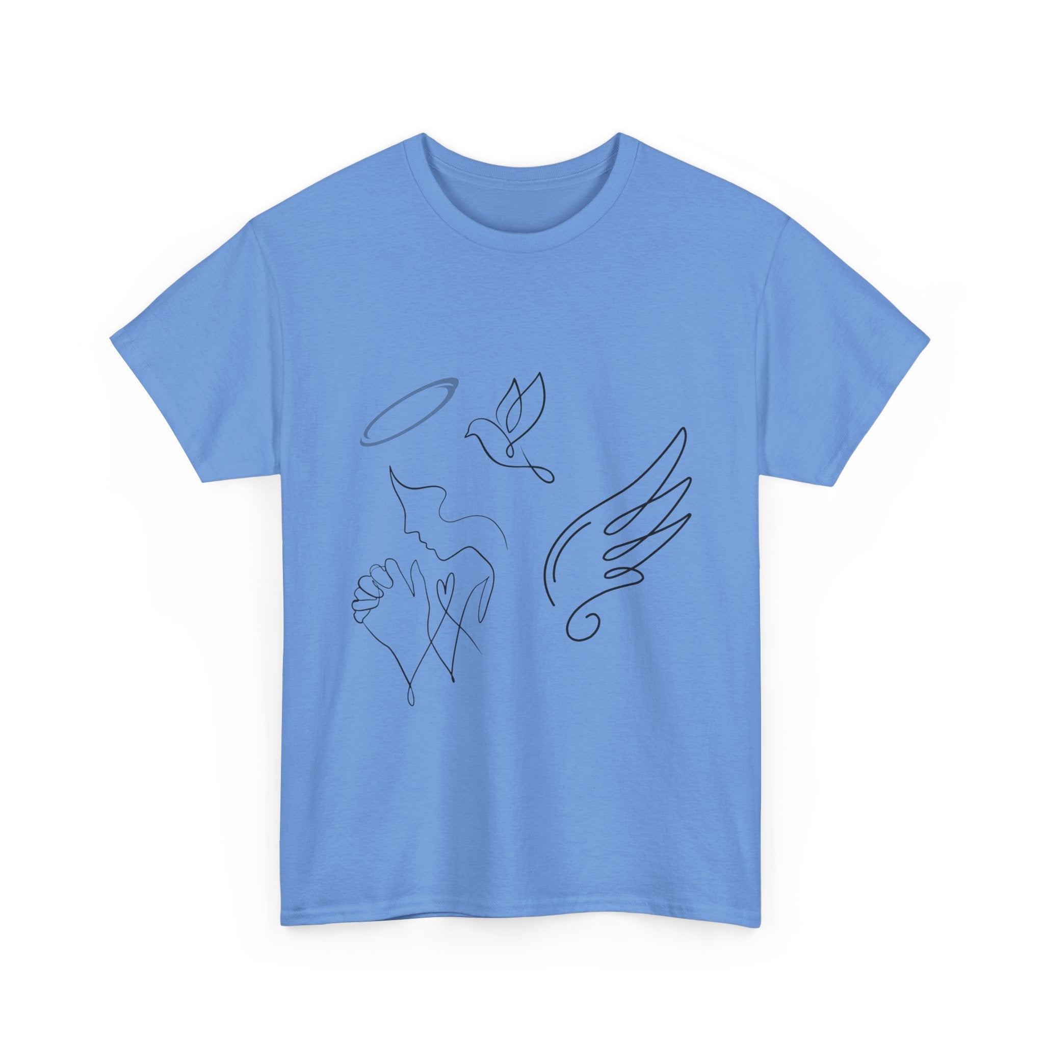 Copy of Copy of Minimal Subliminal circle text T-Shirt | Less Is More design
