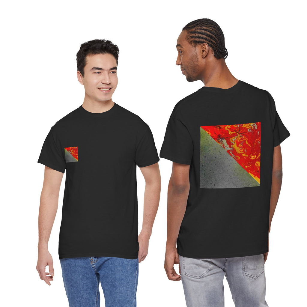 Bold Red & Black Abstract Art Print |  Unisex T-Shirt