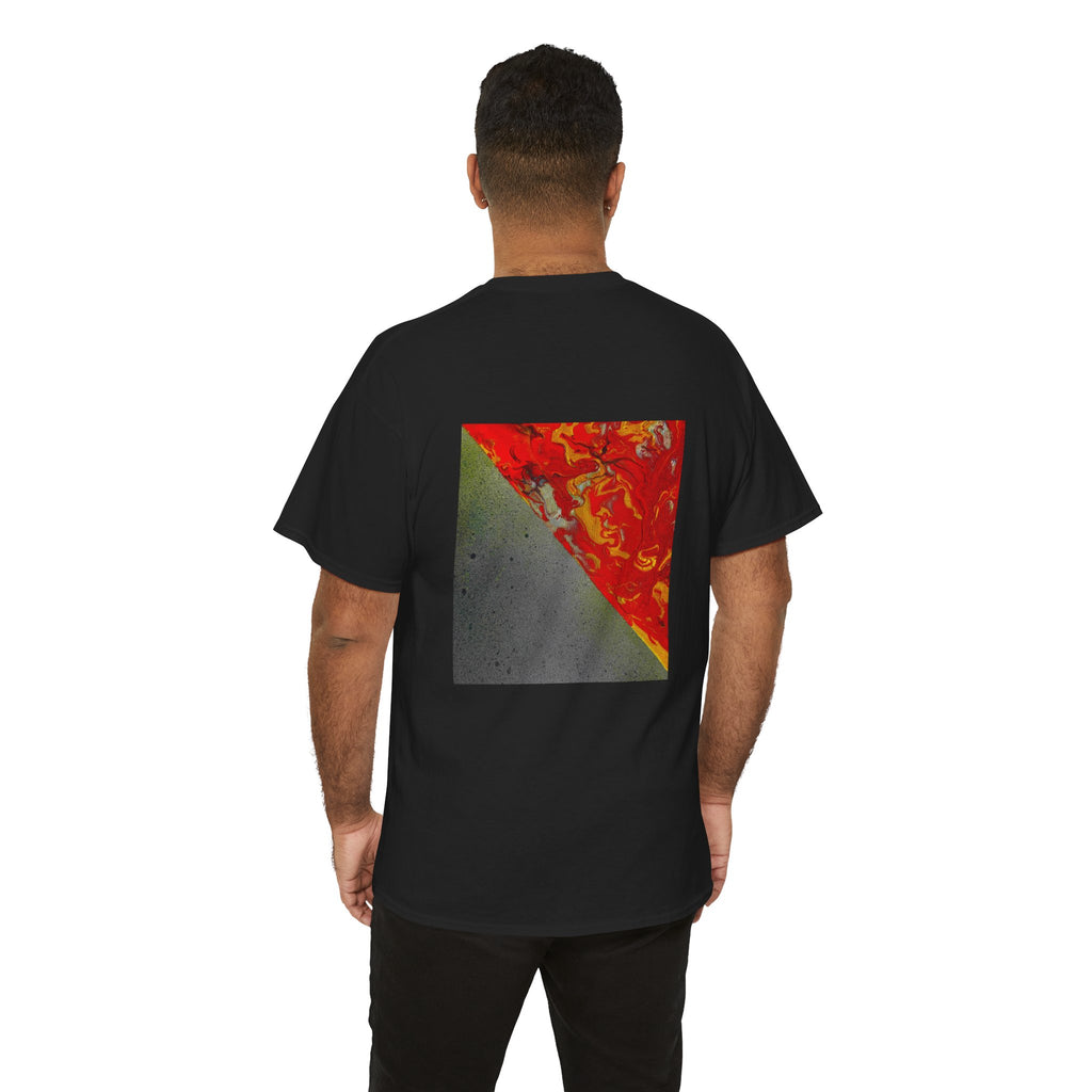 Bold Red & Black Abstract Art Print |  Unisex T-Shirt