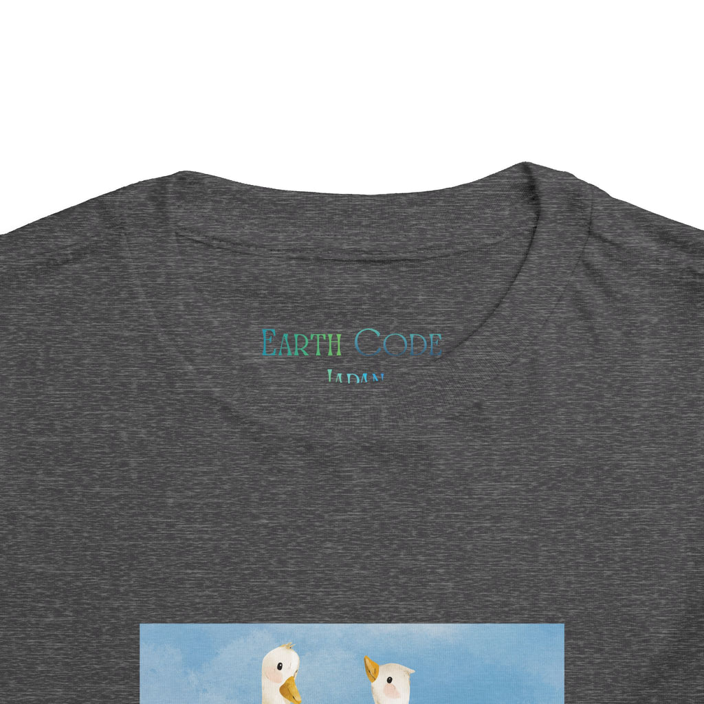 Mama and Baby Goose Toddler Tee | Spring Floral Animals