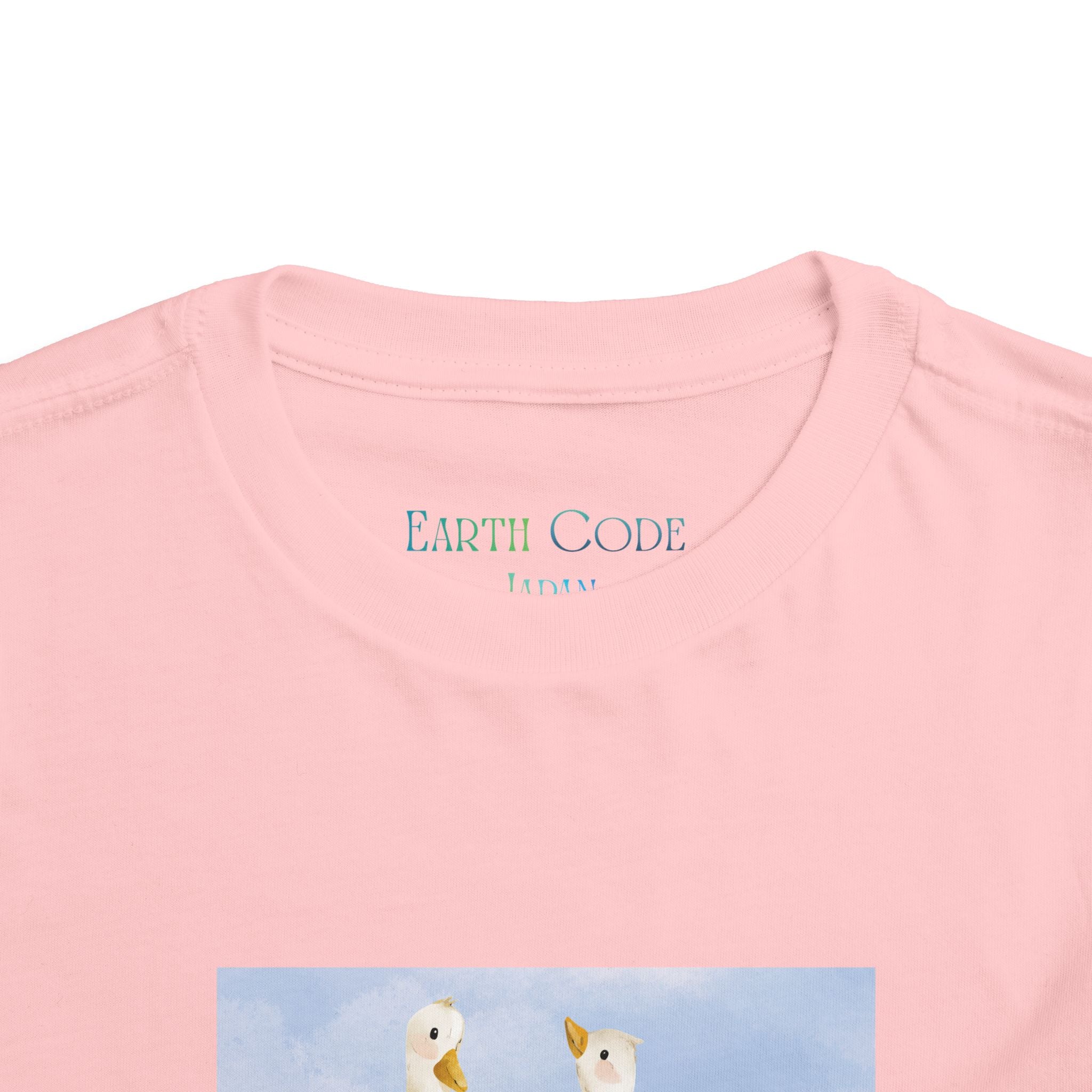 Mama and Baby Goose Toddler Tee | Spring Floral Animals