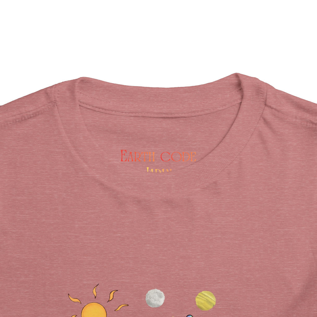 Moowy & Soowy Toddler T-Shirt – Cute Aliens Hugging Earth Kids Space Tee