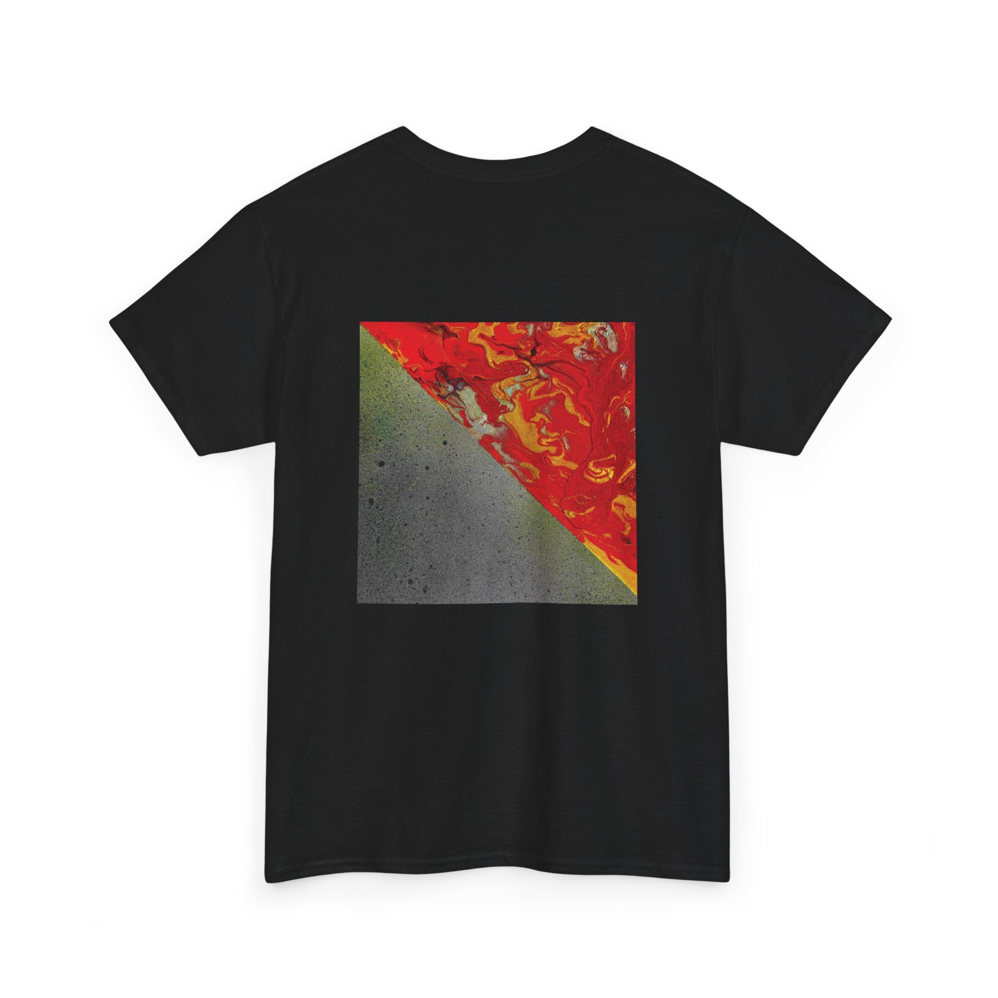 Red & Black Serenade |  Abstract Art Print | Unisex T-Shirt