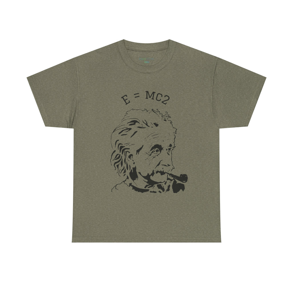 Einstein Heavy Cotton Tee | | E = MC2  | Unisex T shirt