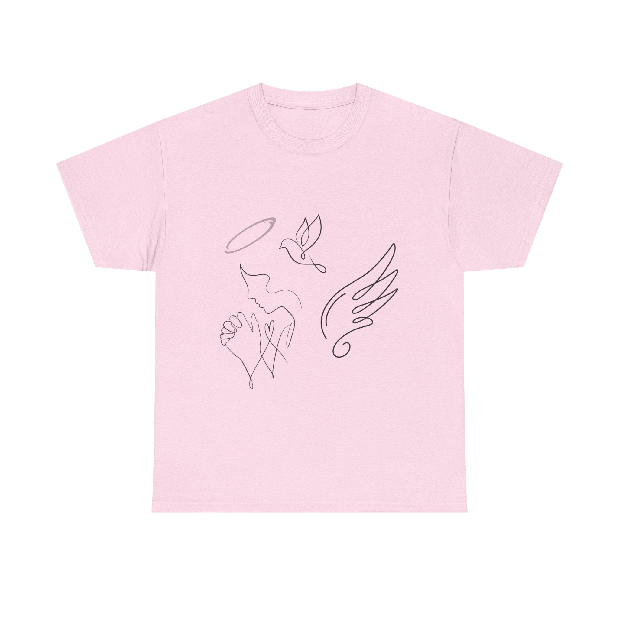 Copy of Copy of Minimal Subliminal circle text T-Shirt | Less Is More design