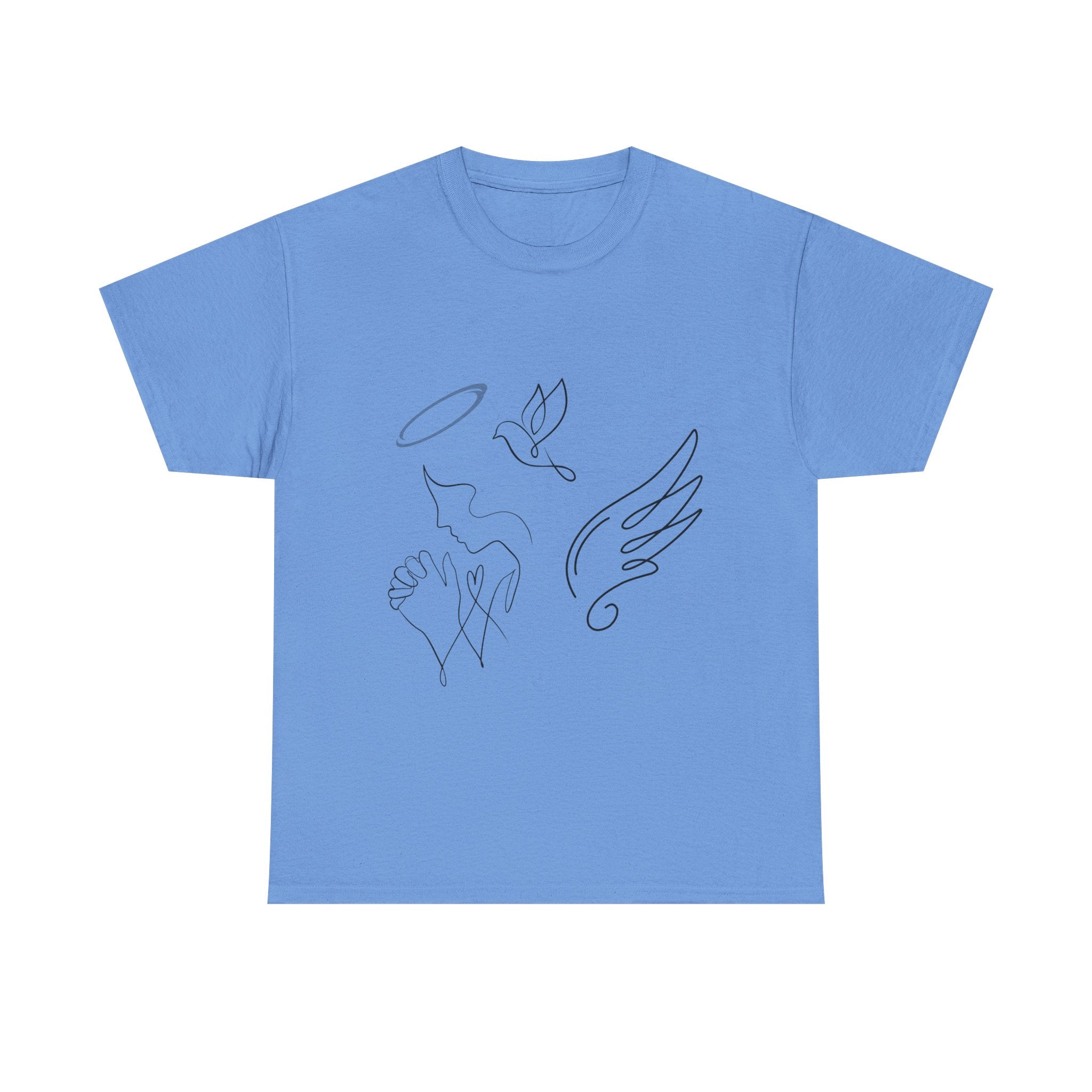 Copy of Copy of Minimal Subliminal circle text T-Shirt | Less Is More design